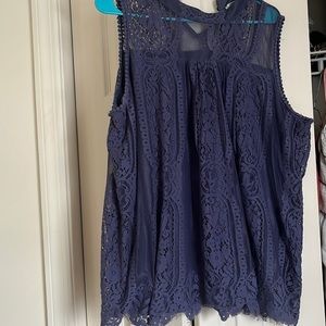 Corn flower blue professional tank top